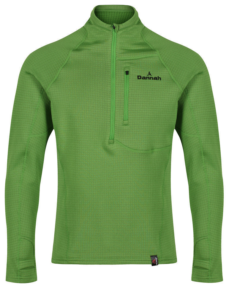 Polartec Power Grid zip top Midlayer