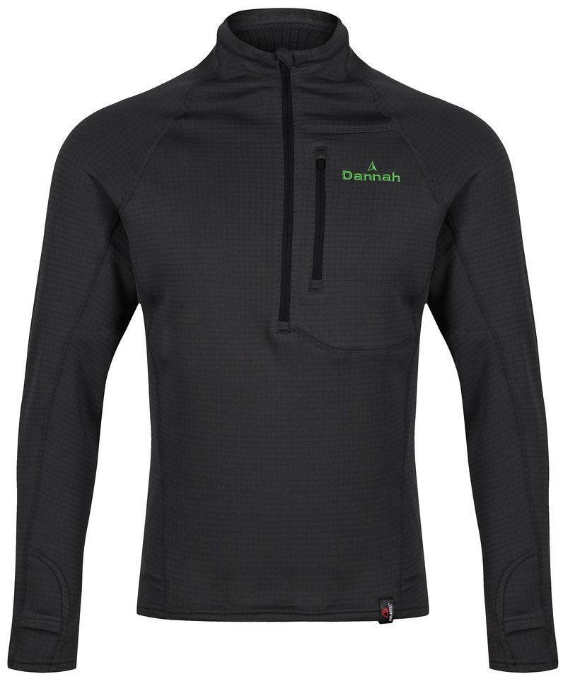 Polartec Power Grid zip top Midlayer